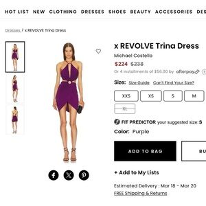 Revolve Trina Dress, size small